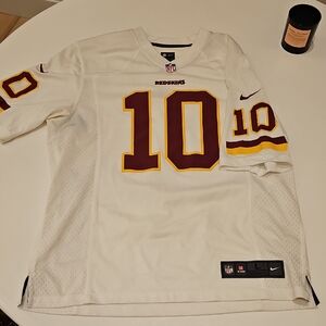 Washington Redskins RG3 Nike Cream and Black NFL Jersey